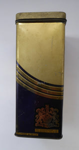 LYONS TEA 1930s Art Deco King George V and Queen Mary Silver Jubilee Tin