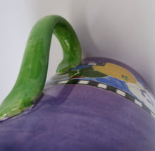 Load image into Gallery viewer, SCOTTISH POTTERY. Bough Pottery Mug. Hand Painted Spring Flowers by Richard Amour; 1920s
