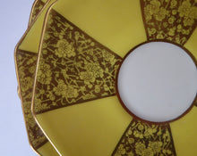 Load image into Gallery viewer, 1930s George V Art Deco Full Coffee Set. Yellow and Gold
