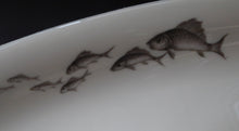 Load image into Gallery viewer, MASSIVE Thomas (Rosenthal) 1940s ART DECO Leaping Fish Plates. 24 1/2 inches long
