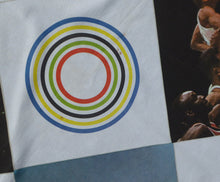Load image into Gallery viewer, RARE 1960s Olympic Games Souvenir Head Scarf. Genuine Original Toyko Olympic Games 1964. KAMEKURA YUUSAKU Design
