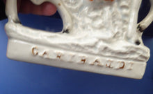 Load image into Gallery viewer, Rarer PAIR of Antique Staffordshire Figures: Colonel Peard &amp; Garibaldi. Unification of Italy Historical Interest; c 1860
