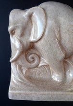 Load image into Gallery viewer, 1930s ART DECO Poole. Pair of Carter, Stabler &amp; Adams Elephant Bookends
