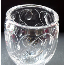 Load image into Gallery viewer, Large Stuart Crystal Cut Glass Vase after JOHN LUXTON. Height 8 1/2 inches.
