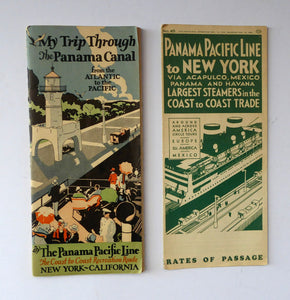 1920s PANAMA CANAL Souvenir Guide.  "My Trip Through the Panama Canal from the Atlantic to the Pacific "