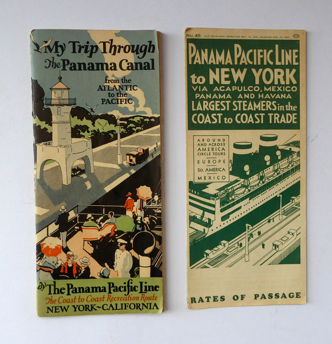 1920s PANAMA CANAL Souvenir Guide.  