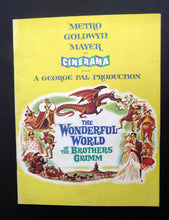 Load image into Gallery viewer, Collectable 1962 Wonderful World Of The Brothers Grimm. ORIGINAL MGM Film Programme
