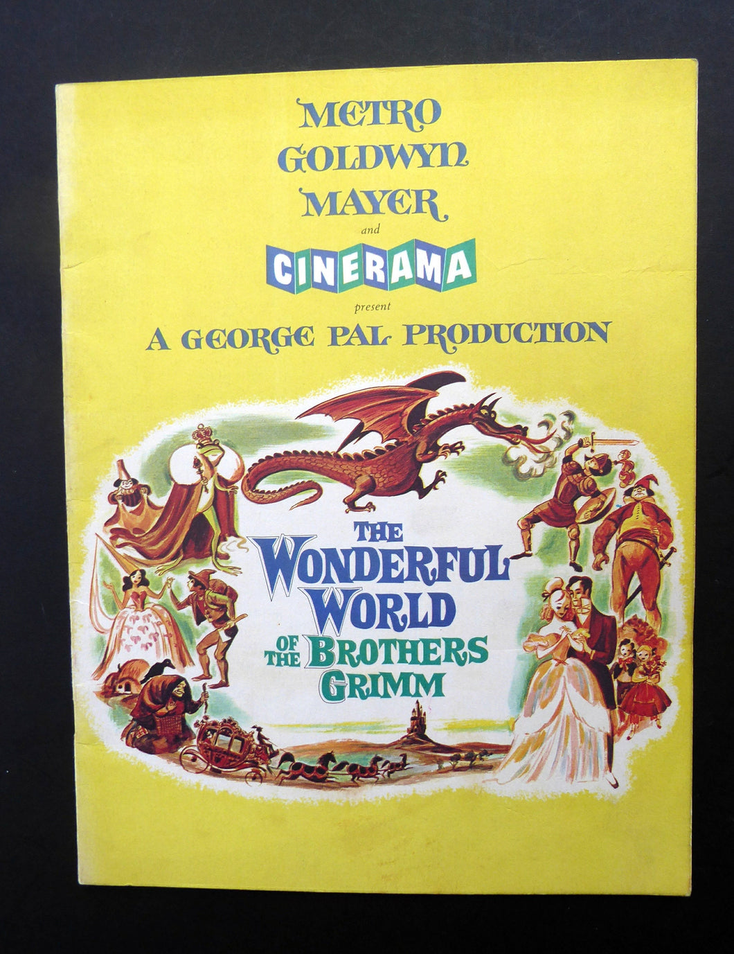 Collectable 1962 Wonderful World Of The Brothers Grimm. ORIGINAL MGM Film Programme