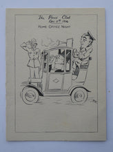 Load image into Gallery viewer, 1926 Press Club Home NIght Card Political History Item
