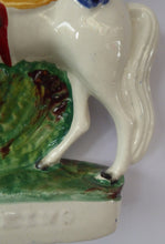 Load image into Gallery viewer, TOM KING HIGHWAYMAN. 19th Century Antique Staffordshire Figurine 1850s
