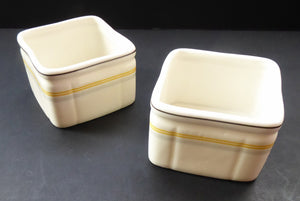 1930s Art Deco FOLEY China Cube Sugar Bowl : CUNARD STEAMSHIP Co. Issue. Excellent Condition