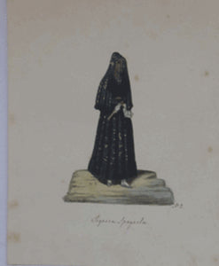 Antique Maltese Watercolour by Vincenzo Feneck