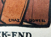 Load image into Gallery viewer, SCOTTISH ART: Charles Rennie Dowell ( 1867 - 1935). Four Little Watercolour Illustrations Relating to the Race for the North Pole in 1909
