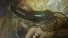 Load image into Gallery viewer, Swedish Art Watercolour Egron Sillif Lundgren 19th Century Lady Dressed for a Masked Ball
