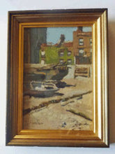 Load image into Gallery viewer, 19th Century Oil Paintings of Chelsea. Turner&#39;s House Cheyne Wlalk by RJ Abraham Copeland 
