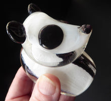 Load image into Gallery viewer, SCOTTISH Caithness Glass. Vintage 1970s Model of a Panda
