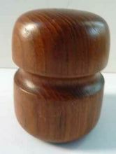 Load image into Gallery viewer, 1960s Stylish Vintage Carved Wooden Salt and Pepper Pots
