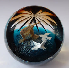 Load image into Gallery viewer, CAITHNESS GLASS. Limited Edition Vintage Paperweight. Baptism by Helen MacDonald. Limited Edition of 75
