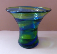 Load image into Gallery viewer, 1930s British Art Glass. ART DECO Glass Rainbow Vase by Stevens and Williams (Royal Brierley)
