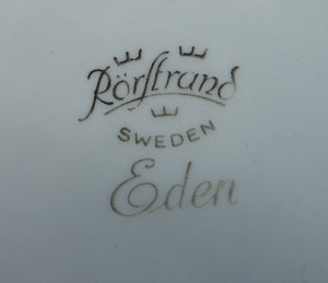 PAIR of Vintage 1960s RORSTRAND EDEN Pattern Side Plates. 8 1/2 inch diameter