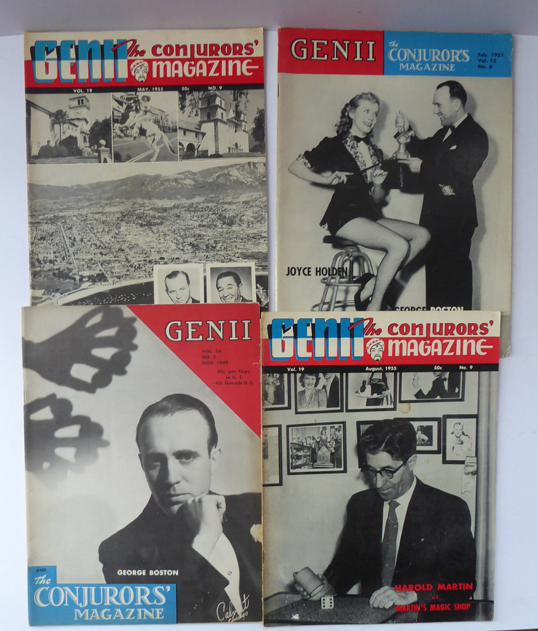 1940s / 1950s Genii Conjuring Magic Magazines USA 