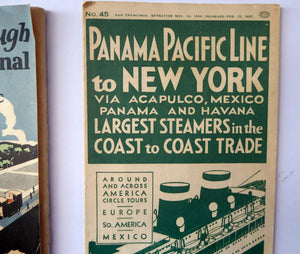 1920s PANAMA CANAL Souvenir Guide.  "My Trip Through the Panama Canal from the Atlantic to the Pacific "