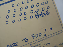 Load image into Gallery viewer, THEATRE HISTORY DOCUMENT:  The Gallery First Nighter&#39;s Club Annual Dinner Menu Card 1956
