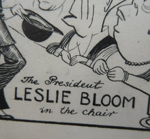 Load image into Gallery viewer, THEATRE HISTORY DOCUMENT:  The Gallery First Nighter&#39;s Club Annual Dinner Menu Card 1932
