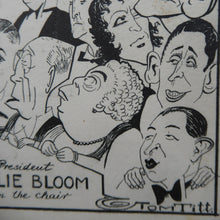 Load image into Gallery viewer, THEATRE HISTORY DOCUMENT:  The Gallery First Nighter&#39;s Club Annual Dinner Menu Card 1932
