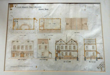 Load image into Gallery viewer, 1902 Drawing. Interesting Sheet of Architectural Studies for Colonial Houses at the Island of Grand Turk
