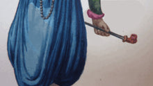 Load image into Gallery viewer, MALTESE ART. Early 19th Century Watercolour Costume Studies by Vincenzo Feneck. Algerian Gentleman with Long Pipe
