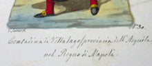Load image into Gallery viewer, MALTESE ART. Early 19th Century Watercolour Costume Studies by Vincenzo Feneck.  Neapolitan Lady Carrying a Pail of Water
