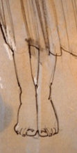 Load image into Gallery viewer, 1960s Vintage Original Fashion Drawing Showing Three Glamour Models in La Mode Outfits
