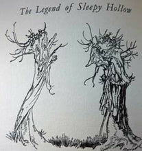 Load image into Gallery viewer, 1928: ARTHUR RACKHAM Illustrations. Rare Copy of The Legend of Sleepy Hollow
