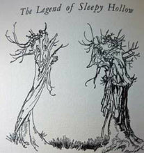 Load image into Gallery viewer, 1928: ARTHUR RACKHAM Illustrations. Rare Copy of The Legend of Sleepy Hollow
