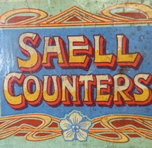 Load image into Gallery viewer, EDWARDIAN GAMES COUNTERS. Rare Art Nouveau Box with Original Shell Games Counters. Extremely Rare Survivor; c 1910
