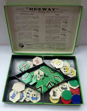 Load image into Gallery viewer, 1940s Vintage Hexway Board Game. Very Rare British Puzzle / Board Game
