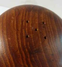 Load image into Gallery viewer, 1960s Stylish Vintage Carved Wooden Salt and Pepper Pots
