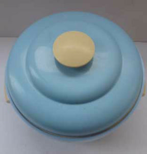 1950s Thermos Art Deco Style Blue Ice Bucket