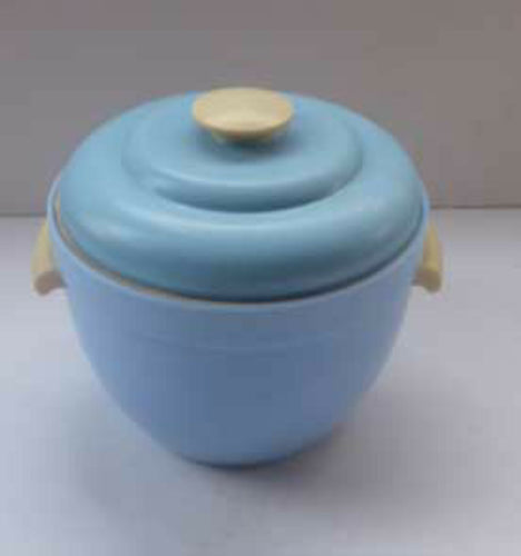 1950s Thermos Art Deco Style Blue Ice Bucket