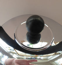 Load image into Gallery viewer, 1970s Ice Bucket. White Plastic Interior with Embossed Black Polka Dot Exterior
