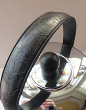 Load image into Gallery viewer, 1970s Ice Bucket. White Plastic Interior with Embossed Black Polka Dot Exterior
