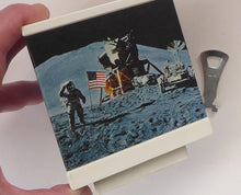 Load image into Gallery viewer, 1960s MOON LANDING Apollo 11. Original 1969 Issue Money Bank. Made in Finland for Edinburgh Savings Bank
