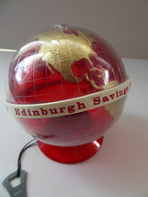 Load image into Gallery viewer, Original 1960s Issue Money Bank in the Form of a World Globe. Made in Finland for Edinburgh Savings Bank
