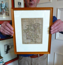 Load image into Gallery viewer, DENMARK. Genuine Antique Map. Island of Zealand. 18th Century Andrew AKERMAN Map. Engraved by E. Osterberg
