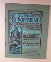 Load image into Gallery viewer, RARE 1905 ART MAGAZINE. The Modern Lithographer. Published London June 1905; Includes Genuine Art Nouveau Lithograph

