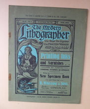 Load image into Gallery viewer, RARE 1905 ART MAGAZINE. The Modern Lithographer. Published London June 1905; Includes Genuine Art Nouveau Lithograph
