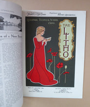 Load image into Gallery viewer, RARE 1905 ART MAGAZINE. The Modern Lithographer. Published London January 1905; Includes Genuine Art Nouveau Lithograph
