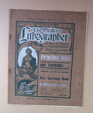 Load image into Gallery viewer, RARE 1905 ART MAGAZINE. The Modern Lithographer. Published London July 1905; Includes Genuine Art Nouveau Lithograph
