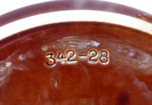 Load image into Gallery viewer, WEST GERMAN SCHEURICH Large Shallow Bowl with Fat Lava Glaze to Exterior. Model 342-28
